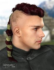 男人 头发 辫子 颜色维京男性的头发 Colors for Viking Male Hair