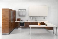 居家厨房装饰3D模型系列 精美的厨房 场景14 白色大理石灶台