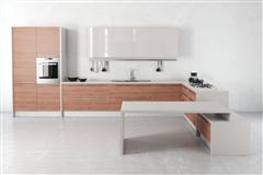 居家厨房装饰3D模型系列 精美的厨房 场景19 白色面板灶台