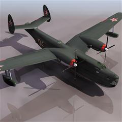 飞机3D模型系列 19-20世纪飞机历史博物馆 B6轰炸机