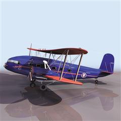 飞机3D模型系列 19-20世纪飞机历史博物馆 柯蒂斯飞机