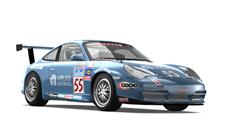 极限竞速赛车模型 2005 Porsche 911 GT3 Cup 996 #55 Applied Materials