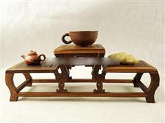 中式木质方茶几 3D模型下载