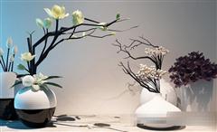 新中式摆件花艺器皿陈设品组合