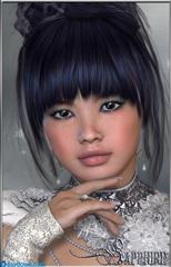 Sapphire is a Gorgeous Oriental – High Quality Character for Victoria 4 华丽的东方蓝宝石