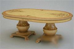 欧式古典椭圆餐桌