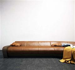 现代简约皮革沙发