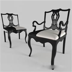 第二季模型套装（国外单体）新中式椅子20