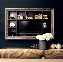 新古典木质电视柜 3d模型下载