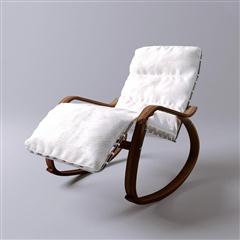 现代简约时尚实木弯曲休闲摇椅