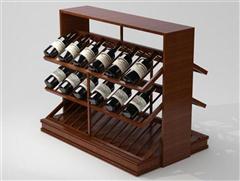 现代木质酒柜 3d模型下载