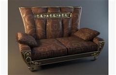 新古典沙发 3D模型下载