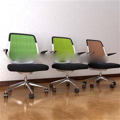 现代办公椅子 3D模型下载