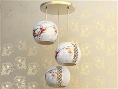 中式陶瓷吊灯