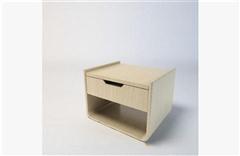 简约木质床头柜 3d模型下载