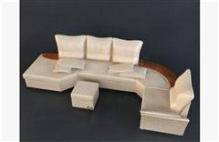 中式沙发 3D模型下载