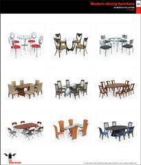 10ravens: 3D Models collection 024 Modern dining furniture 01 现代餐厅家具模型