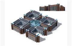 教学楼建筑模型
