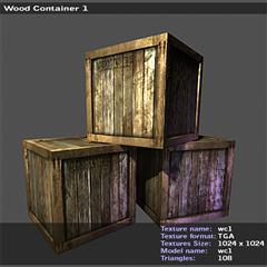 木箱 Wood Container