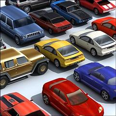 3D Models of Lowpoly Cars