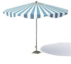 户外庭院遮阳伞 蓝色条纹